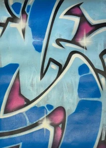 SEEN (RICHIE MORANDO) - 'Blue' Original Canvas - Picture 1 of 4