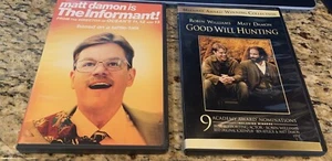 Good Will Hunting / The Informant (2 DVD Lot) Matt Damon, Robin Williams Lik New - Picture 1 of 1