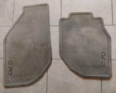 Volvo C70 Genuine Car Floor Mats Grey/Silver Granite - Used - Image 1 of 3