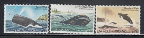 NORFOLK ISLAND Whales MNH set Cover