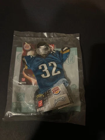 Jacksonville Jaguars  -Mini Jersey # 32 Collectible New 2007 BURGER KING **+ Cover