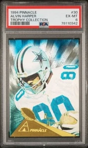 1994 PINNACLE TROPHY KOLLEKTION #30 ALVIN HARPER PSA 6 EX-NEUWERTIG DALLAS COWBOYS - Bild 1 von 2