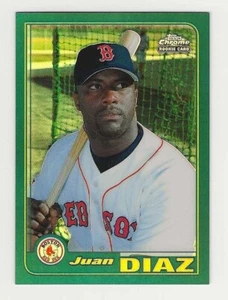 2001 Topps Chrome Traded Retrofractor #219 Juan Diaz Boston Red Sox BV$6 - Picture 1 of 1