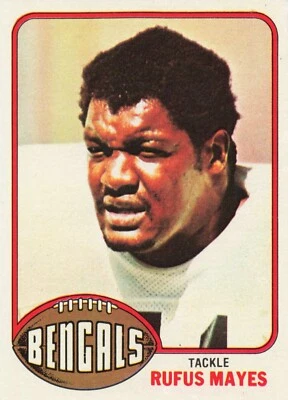 1976 Topps Football Rufus Mayes Cincinnati Benglals #391 - Image 1 of 2