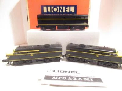 LIONEL 11734 ERIE ALCO A-B-A DIESEL SET- 0/027 PULLMOR MOTOR LN BOXED- H1 - Image 1 of 4
