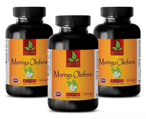 Moringa Extract Powder - Metabolism Booster Pills - Fat Burning - 3 Bottles - Picture 1 of 6