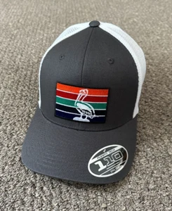 St Pete Flag Hat FlexFit 110 SnapBack Trucker Mesh Cap Locally Handcrafted - Picture 1 of 2