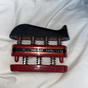 Digi-Flex Esercitatore Mani Dita 3,0 Lb /1,4 kg Rosso con Manico Nero - Foto 1 di 2