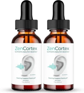 (2 Pack) ZenCortex Drops-Tinnitus for Ringing Ears - Picture 1 of 7