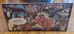 1995 MARVEL Drakes Bakeries Promotion SPIDERMAN Animated Stickers Pog sealed - Picture 1 of 2