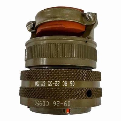 951-06 RC 22-55 SY 50 Compagnie Deutsch Circular Mil Spec Connector - Image 1 of 3