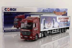 Corgi CC13826 MB Actros Facelift Fridge Trailer Montgomery Ltd Edit 1.50 NEW - Picture 1 of 1