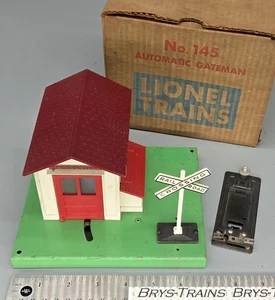 Lionel Postwar 145 Gateman & 145C Controller WORKS GREAT! [1952-57] VG [BL15] - Picture 1 of 13