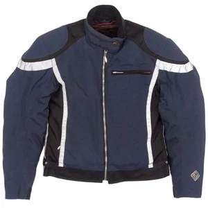 DUBBLE BLACK Racing Jacket Size M Riders Navy Liner Protector LTD From JAPAN◎ - Picture 1 of 12