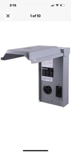 GE RV Panel with 50 Amp RV Receptacle and 20 Amp GFCI - Picture 1 of 6
