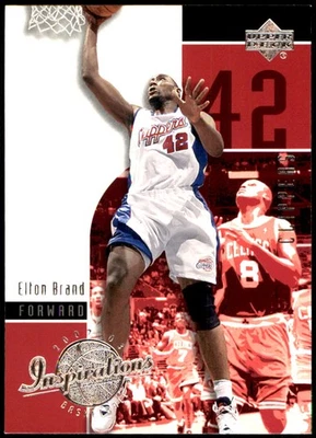 Clippers marca Elton 2002-03 Upper Deck Inspirations #32 NBA LEER ENVÍO GRATUITO Foto 1 de 2