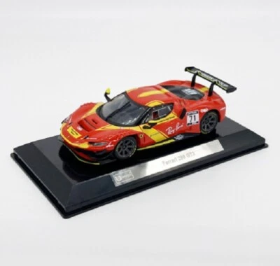 BBURAGO 1:43 FERRARI 296 GT3 DIECAST MODEL RACING CAR NEW IN BOX - Image 1 of 3