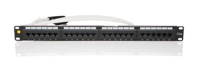 2m CISCO RJ21 VG310 Cat3 Male Telco 24 Way Rj45 Leaded Panel 19" Rack Mount UK - Image 1 of 3