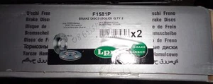 LPR F1581P Disco freno 2pz PER FORD GALAXY SEAT VW 7MO615601A 5VWX2A315AE - Imagen 1 de 1