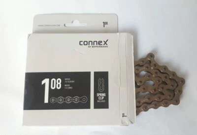 Fahrradkette für Oldtimer Fahrräder, Singlespeeds, Nabenschaltung Nickel - Bild 1 von 2