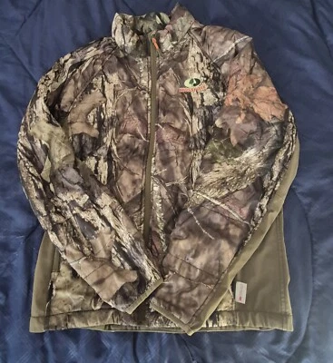 Mossy Oak Full Zip Thinsulate Lined Jacket Lightweight Hunting  Men Size M - Image 1 of 4