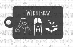 Wednesday 1 - Face Painting STENCIL - Picture 1 of 1