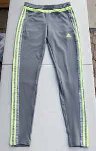 Adidas Women's Gray and Green Jogger Sweatpants - Size Small - Picture 1 of 16