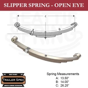 Trailer Leaf Spring Slipper-Open Eye 13.5" x 14" / 26.25" Long / 2150lbs - Picture 1 of 1
