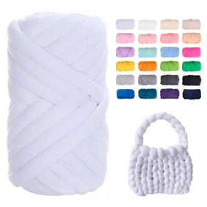 Chunky Yarn for Hand Knitting 0.55lb/10 Yards Giant Yarn Arm Knitting Yarn So... - Picture 1 of 7