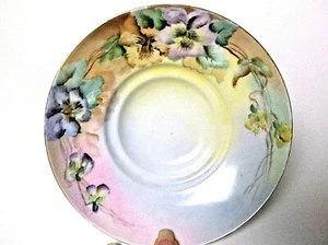 De colección Noritake Nippon Patas Cuenco Firmado MTL Pastel Floral Pensamiento Cottagecore 6 pulgadas - Imagen 1 de 8