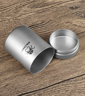 Bote de té hermético de acero inoxidable azúcar café tarro de almacenamiento contenedor exterior Foto 1 de 4