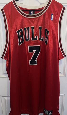 Ben Gordon #7 Chicago Bulls Adidas Stitched Jersey Sz 54  Red Cover