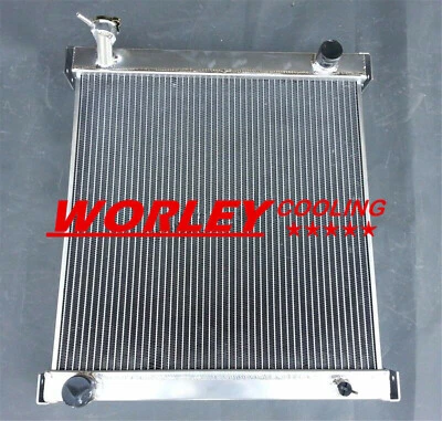 Radiador de aluminio CA PARA JEEP WRANGLER TJ 2.4/2.5/4.0 MANUAL 1997-2006 nuevo Foto 1 de 3