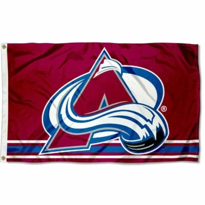 COLORADO AVALANCHE 3'X5' FLAG/BANNER **100% FULL COLOR ON BOTH SIDES OF FLAG**