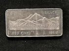 3 Oz. Foster 1969 Consolidated Silver Corp. - Wallace, Idaho .999 Silver Art Bar