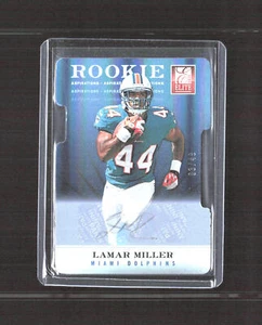 2012 Panini Elite #133 Lamar Miller Aspirations Autographs - Picture 1 of 2