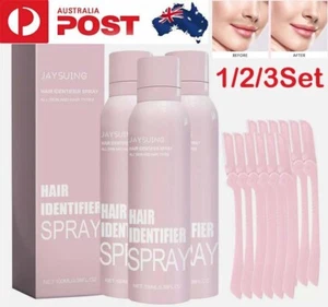 1/3X Hair Identifier Spray for Face Shaving Skin Dermaplaning Hair Beard Removal - Picture 1 of 15