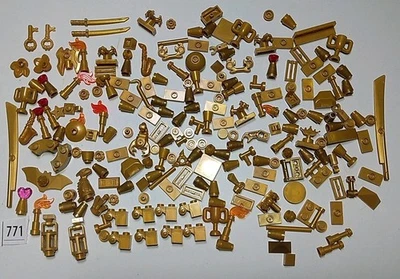 Lego 200 placas de ladrillos de oro perla Ninjago espadas linterna dragón 20310 llave 771 Foto 1 de 4
