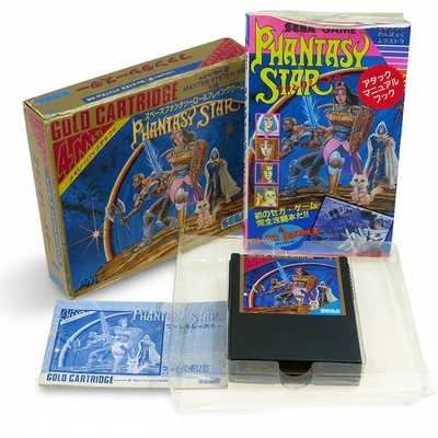 PHANTASY STAR + Hint Book SEGA markIII Japan Import RPG NTSC-J mk3 Complete USED - Image 1 of 4