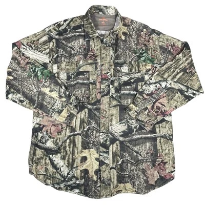 Game Winner Mossy Oak BreakUp Infinity Men’s Camo Turkey Hunting Button Shirt L - Image 1 of 4