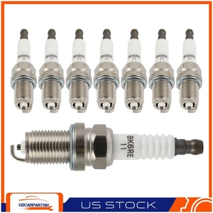 Nickel Spark Plugs For Mercedes-Benz W124 C215 W140 Bentley Dodge Jaguar 8Pcs - Picture 1 of 8