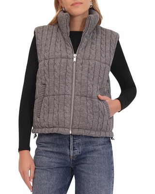 Женский вязаный жилет Bagatelle X5504 темно-серый вересковый размер XL - Изображение 1 из 4