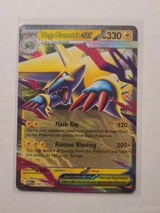 Pokemon Mega Evolution Mega Manectric EX 50/132 Doble Raro - Imagen 1 de 2
