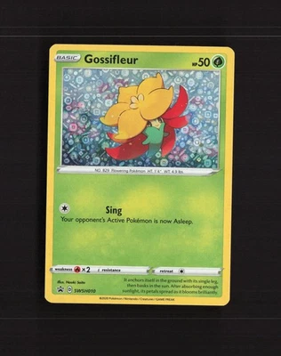 Gossifleur SWSH010 Sword & Shield Black Star Promo Holo Pokemon Card LP+ - Image 1 of 4