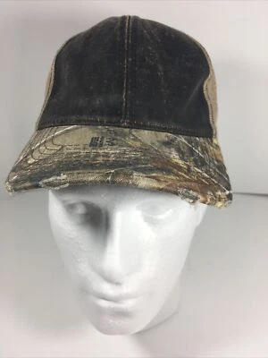 Realtree Edge Camo Lid Cap Baseball Truckers Hat Hunting Fishing Snapback - Image 1 of 4