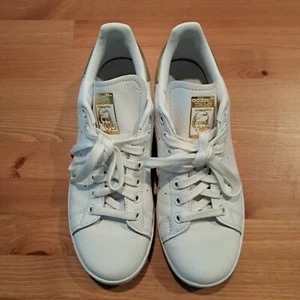 Adidas Sam Smith Originals White gold 8.5 Women's - Picture 1 of 7