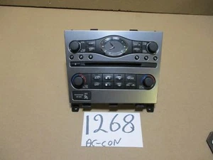 11 12 13 Infiniti G37 AC/Radio Control Panel Used Stock #1268-AC - Picture 1 of 5