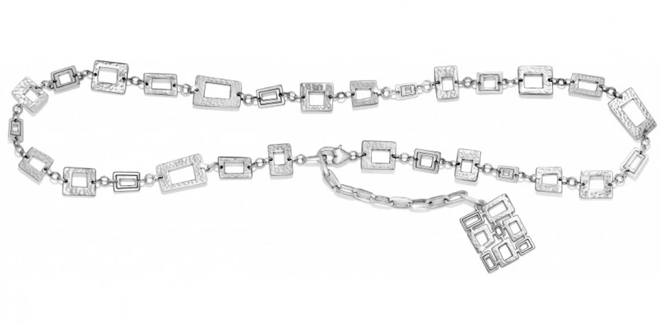 Brighton Piazza Hammered Chain Belt Size XL B50440