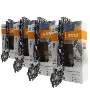 4Stk. 50cm STIHL Hexa 3/8 1,6 Sägekette Kette 36 RH Rapid Hexa original 31320000 - Bild 1 von 4