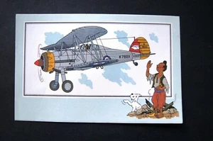 CHROMO TINTIN VOIR et SAVOIR / AVIATION SERIE 3 > N° 1 > GLOSTER GLADIATOR 1935 - Bild 1 von 2